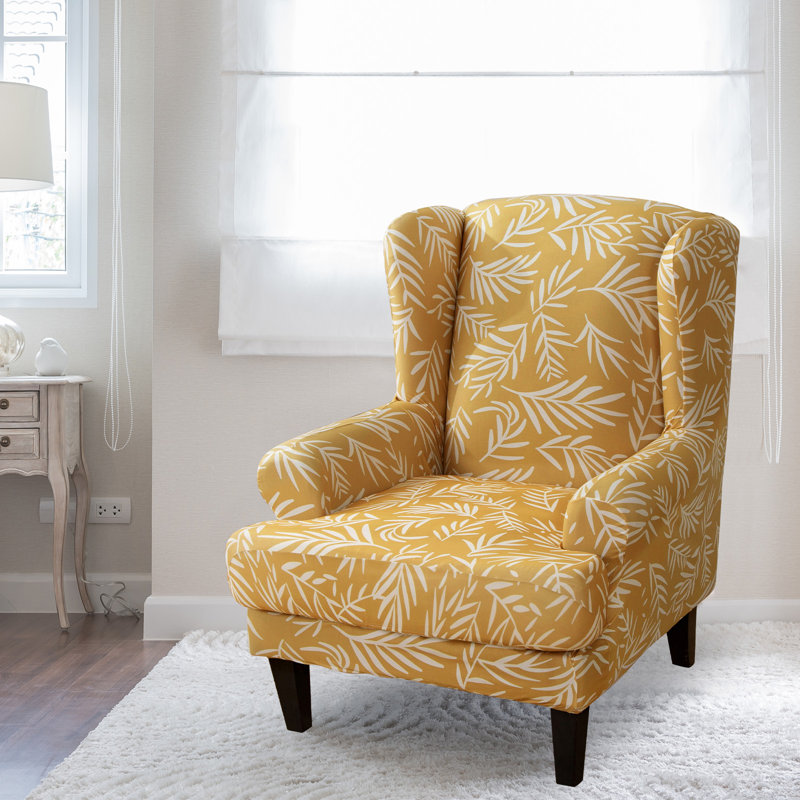 Red Barrel Studio® 2-Pieces Print Tiger Stool Sofa Cover